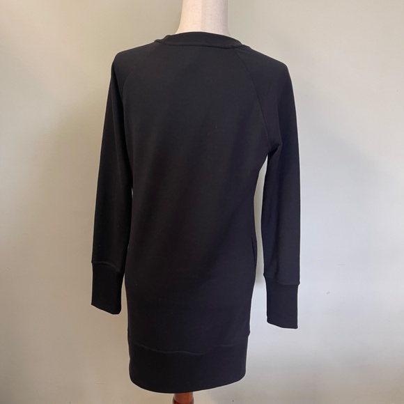 Athleta Black Bounce Back Sweatshirt Dress - Size XS - Picture 6 of 11